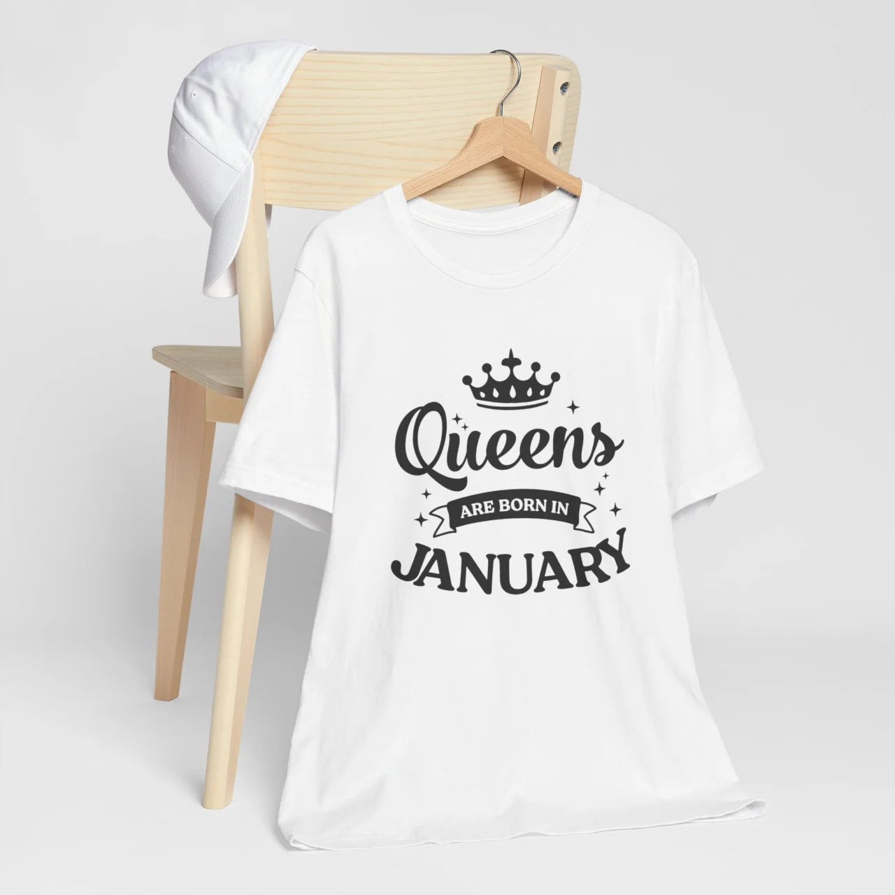 Queens Are Born in January Birthday Tee - Birthday Queen Crown Shirt - Birthday Shirts For Women - Image 2