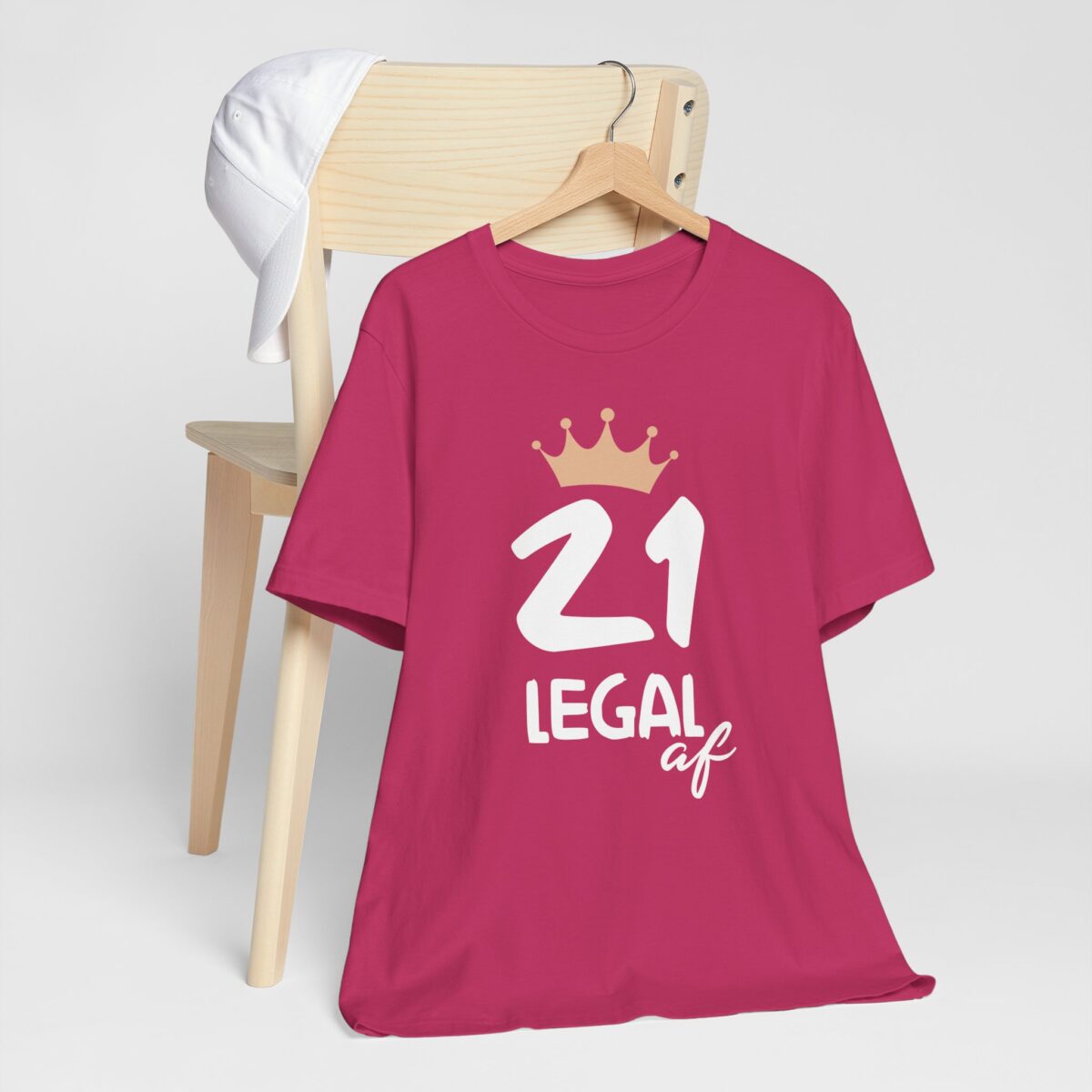 21 Legal AF Shirt - 21st Birthday Tee - Matching Squad Birthday celebration - Image 7