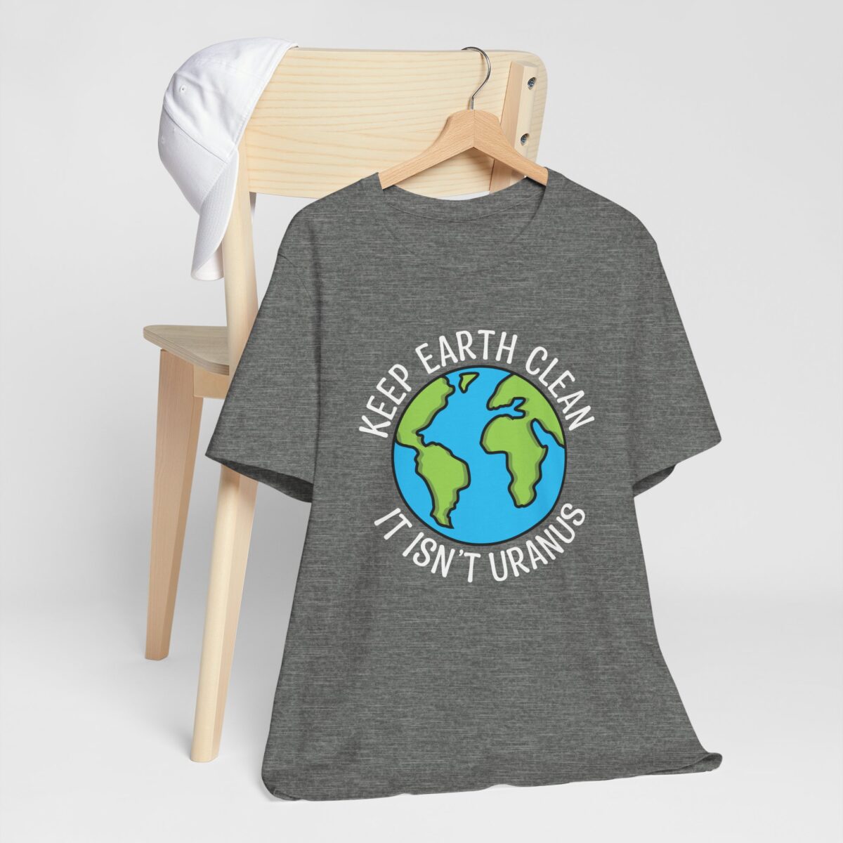 Keep Earth Clean It Isnt Uranus - Funny Eco-Friendly Tee for Planet Awareness - Image 4