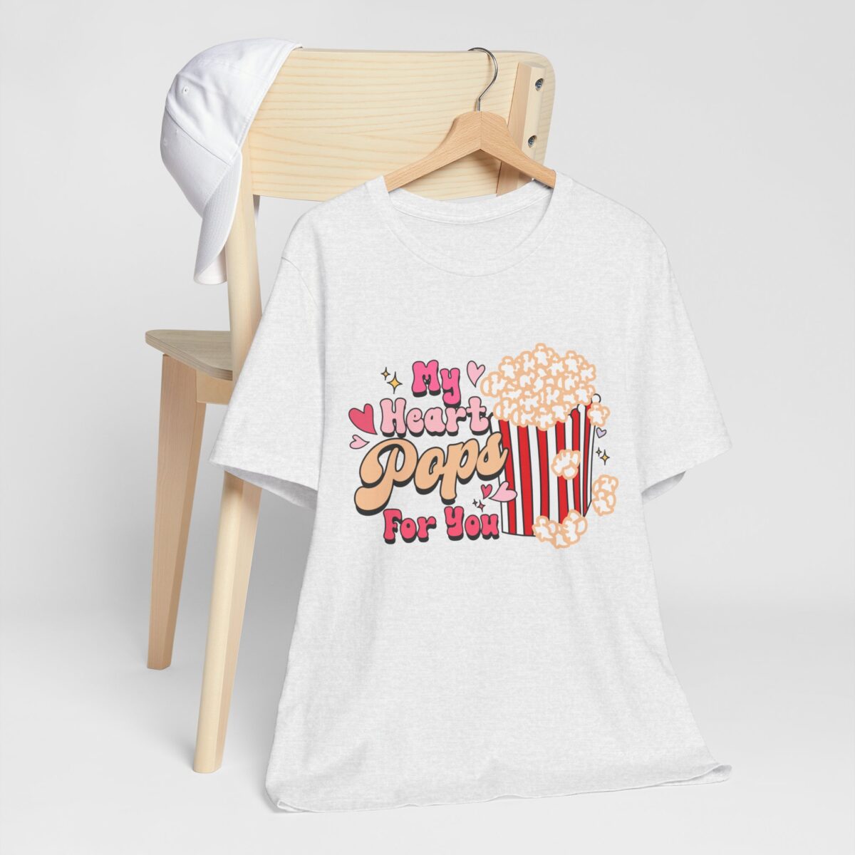 My Heart Pops for You Cute Valentine's Day Tee - Matching Couples T-Shirt - Image 3