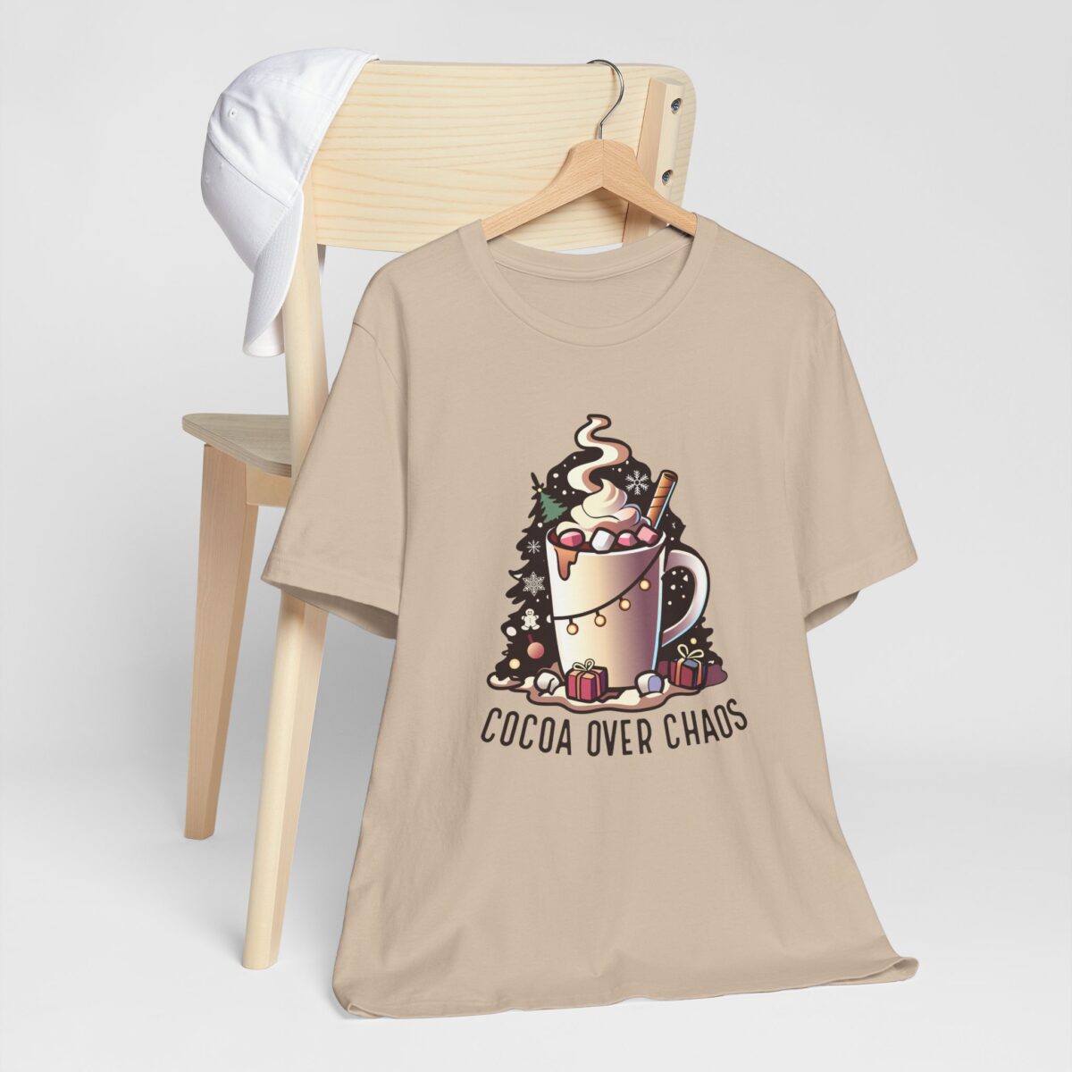 Cocoa Over Chaos T-Shirt - Fun Holiday Tee - Image 7