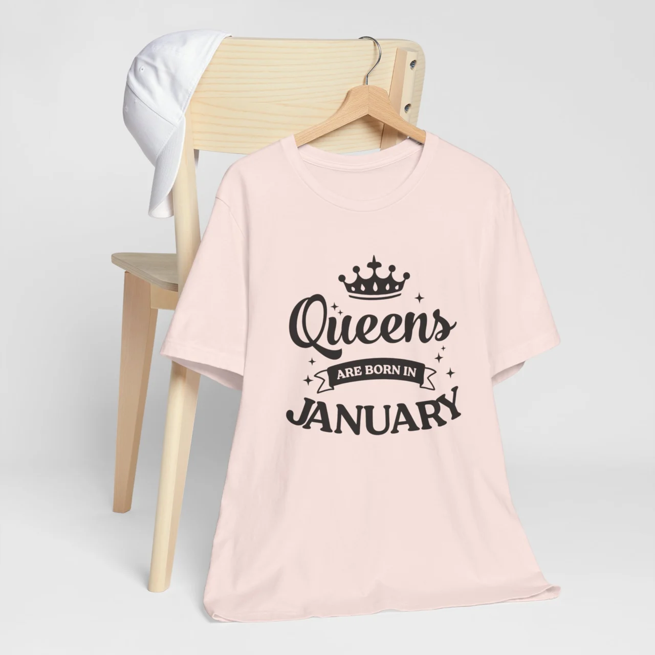 Queens Are Born in January Birthday Tee - Birthday Queen Crown Shirt - Birthday Shirts For Women - Image 3