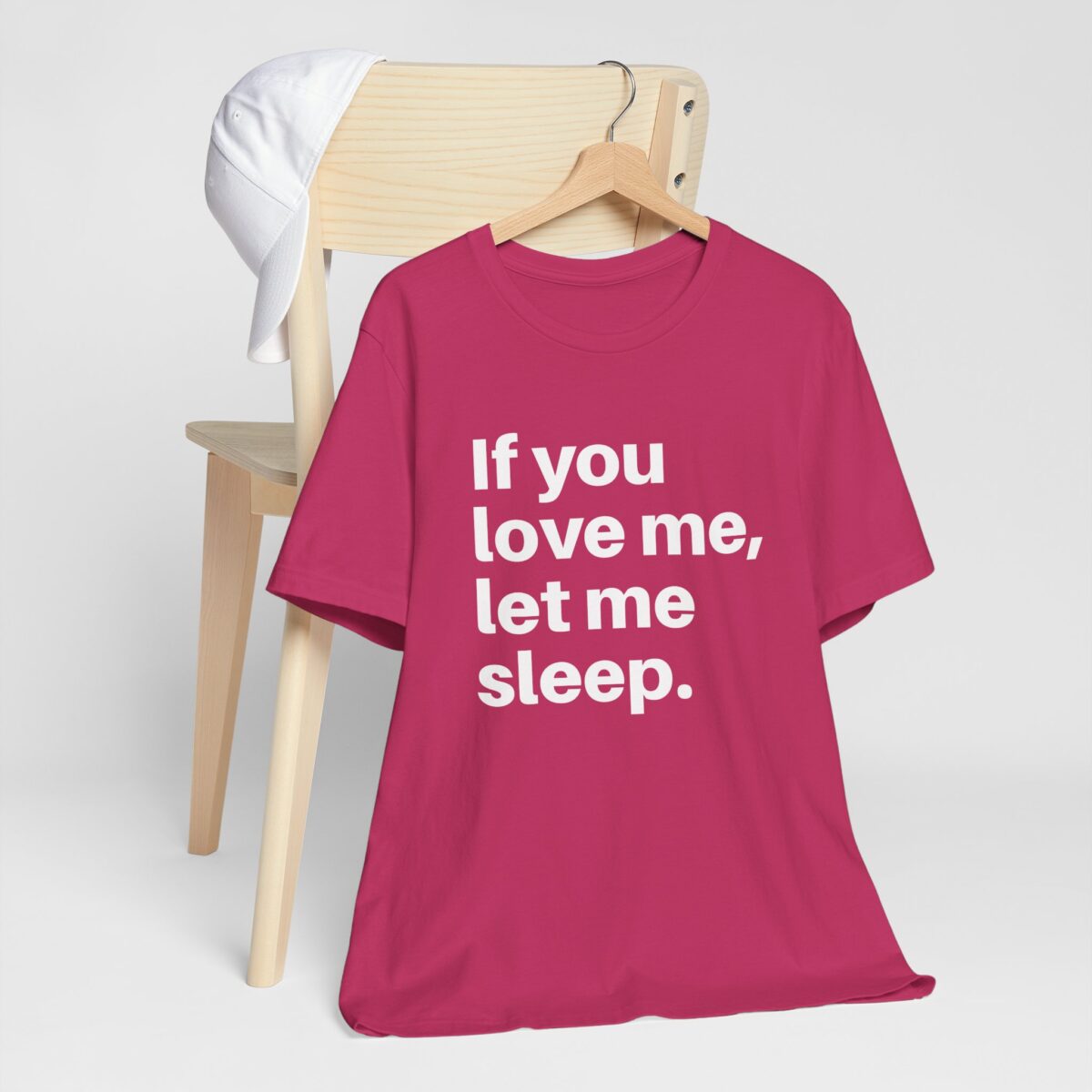If You Love Me Let Me Sleep T-Shirt - Funny Sleep Lover Shirt for Nap Enthusiasts - Comfy Gift for Sleep Lovers - Image 6