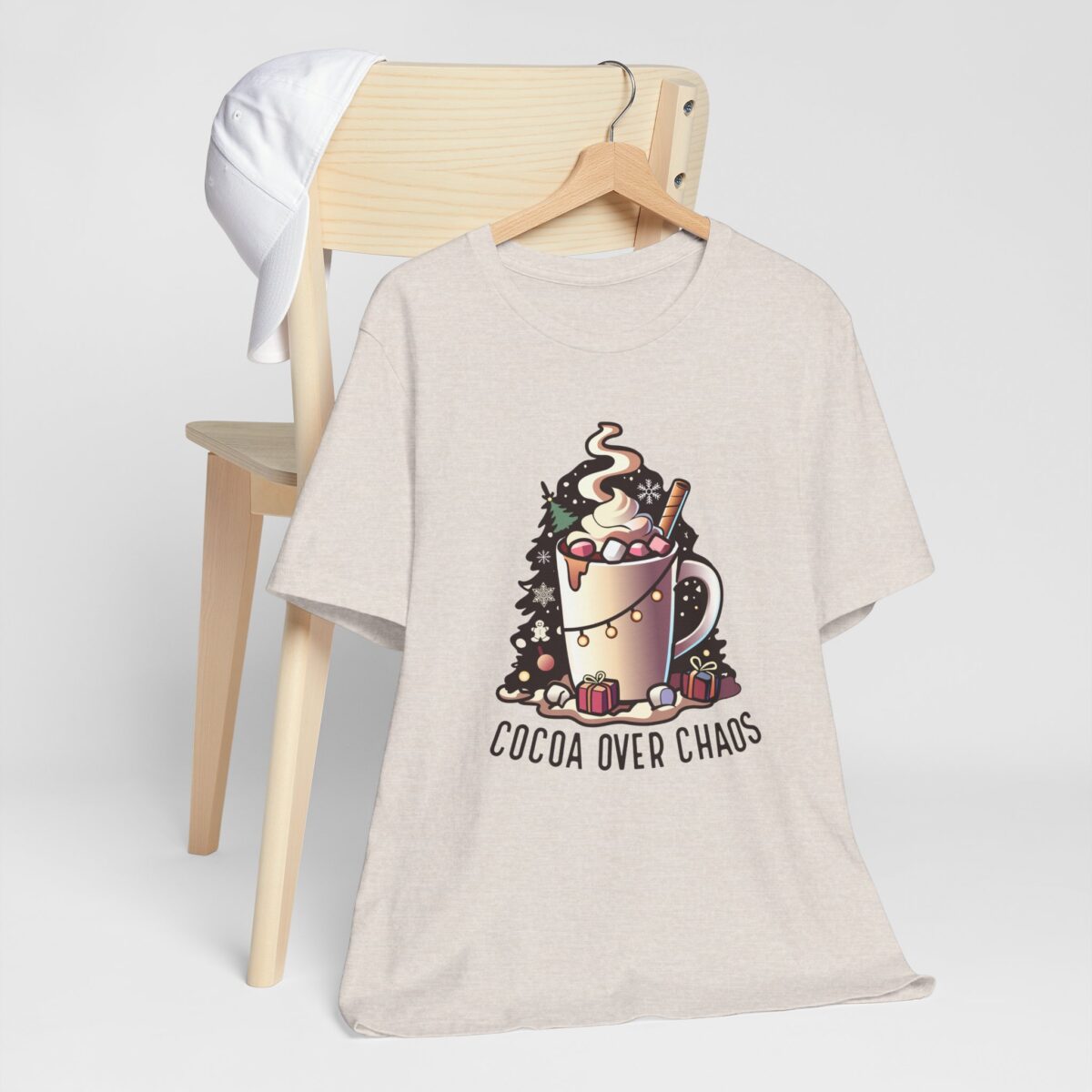 Cocoa Over Chaos T-Shirt - Fun Holiday Tee - Image 5