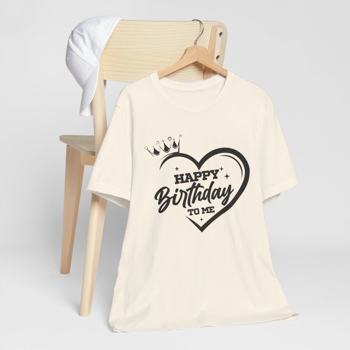 Happy Birthday to Me Tee - Love Heart Crown -  Birthday Girl Shirt - Image 4