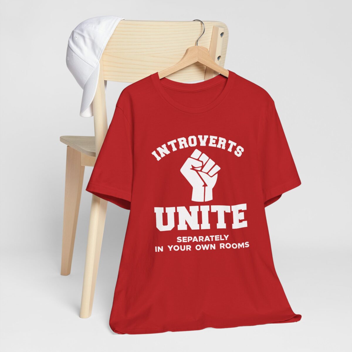 Introverts Unite T-Shirt - Separately in Your Own Rooms - Funny Introvert Shirt - Image 9
