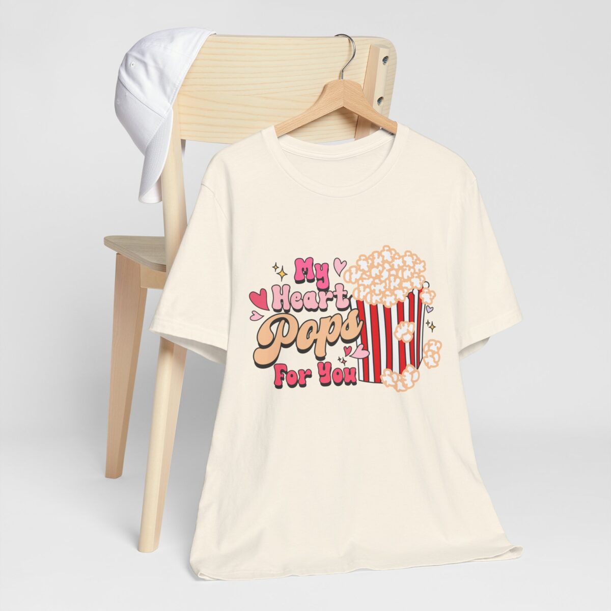 My Heart Pops for You Cute Valentine's Day Tee - Matching Couples T-Shirt - Image 5