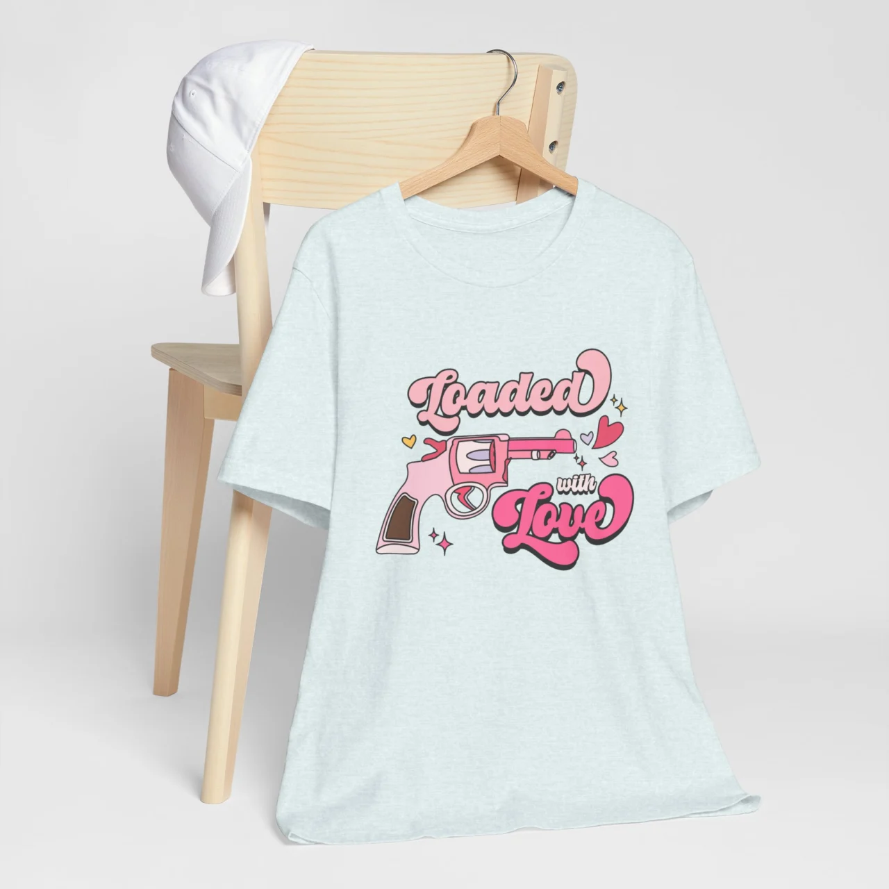 Loaded With Love T-Shirt - Cute Valentine's Day Shirt - Shootin' Hearts in Style - Image 6