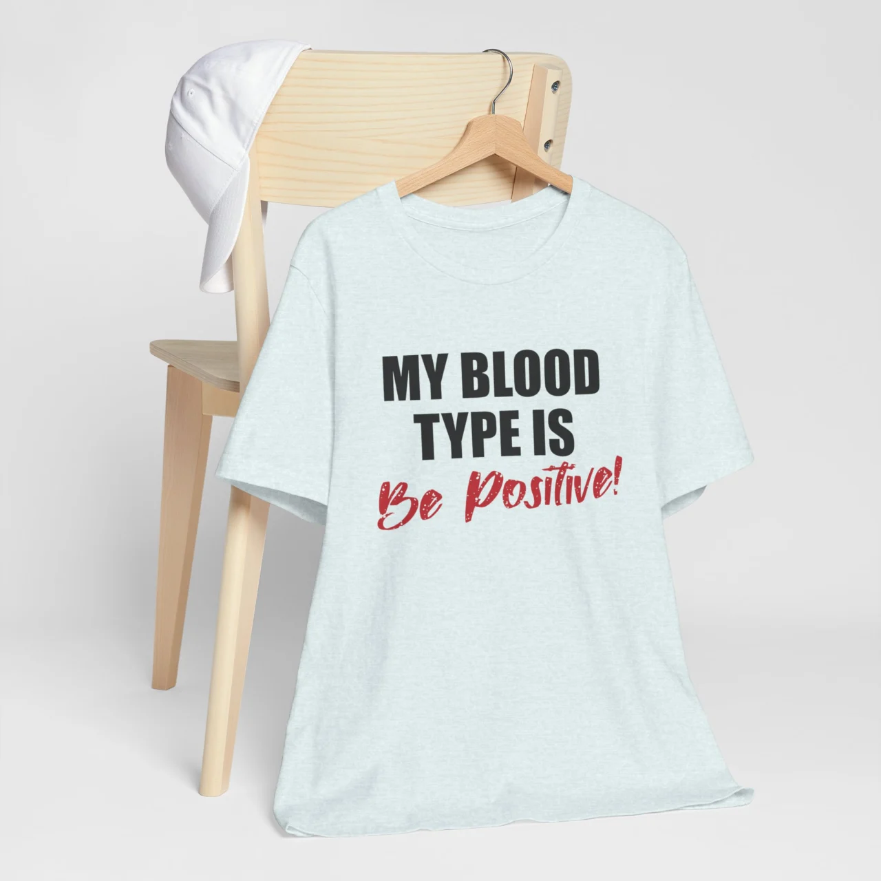 Funny Motivational Shirt - My Blood Type Is Be Positive T-Shirt - Positive Quote Tee - Self Help Shirt - Therapist Gift Shirt - Gift for Friends - Image 7