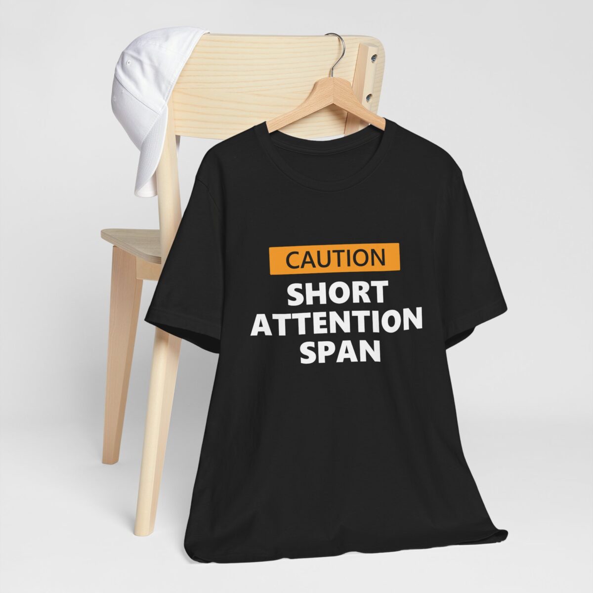 Short Attention Span Tee - Caution: No Patience - Funny Impatient T-Shirt