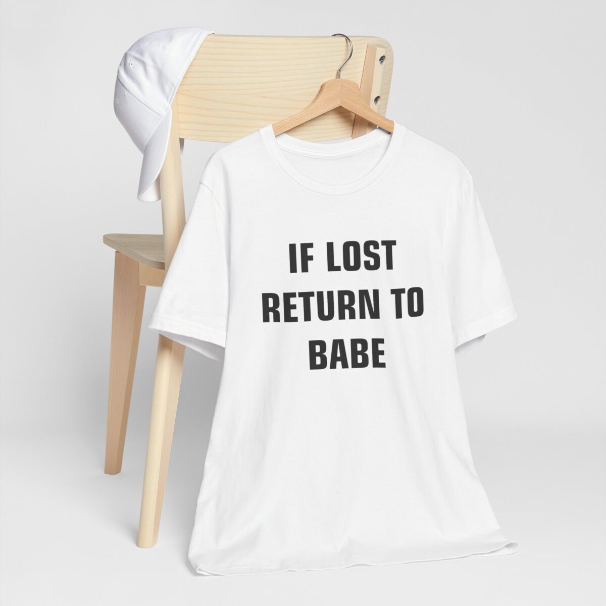 If Lost Return to Babe T-Shirt - Funny Couple Valentine’s Day Shirt - Unisex Romantic Love Quote Tee - Cute Matching Gift for Him or Her - Image 2