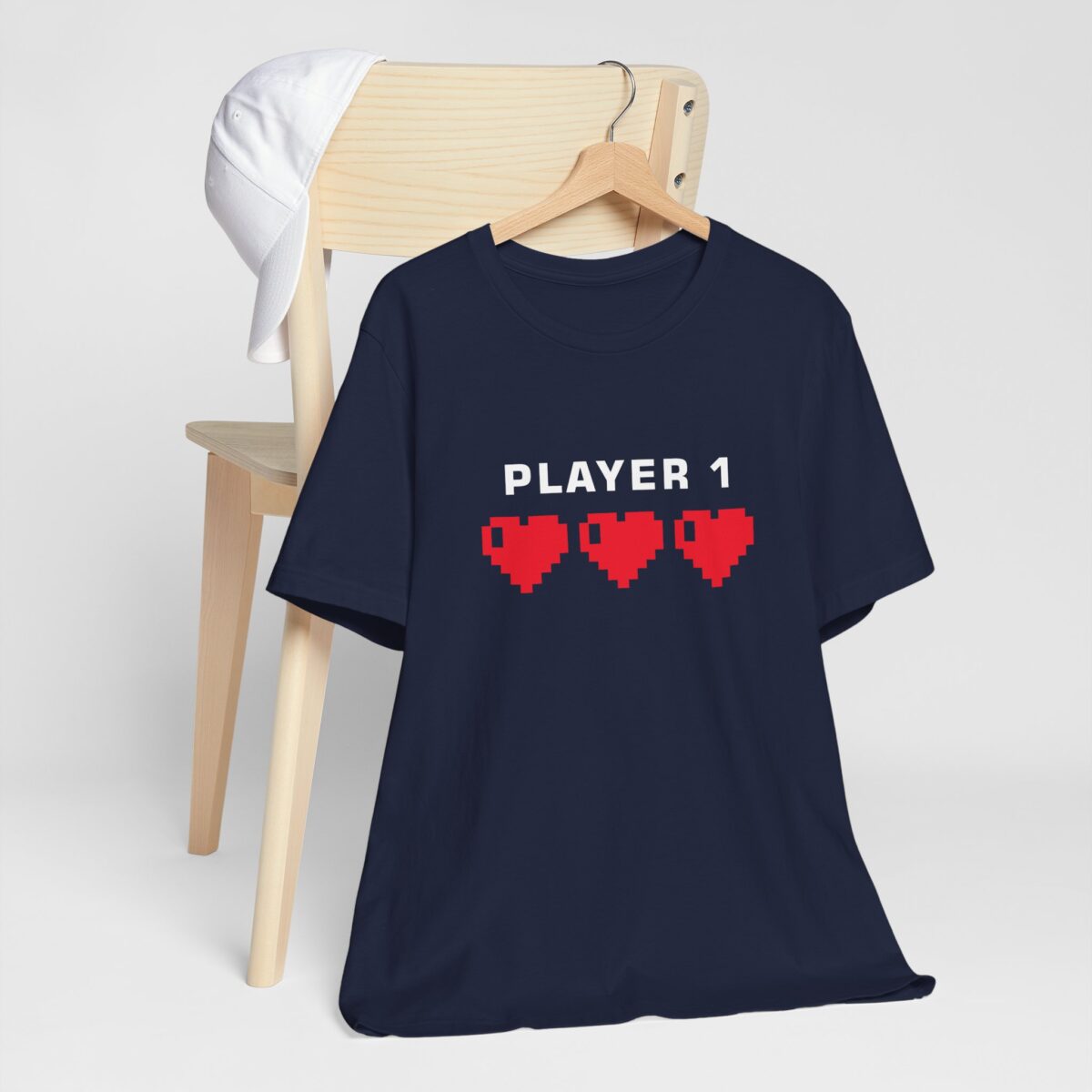 Gamer Player 1 Player 2 Matching Couple Shirt - Couples Matching Gaming Tee for Men - Unisex Retro Video Game Shirt - Perfect Valentine’s Gift for Him - Gaming Lovers Outfit - Image 7