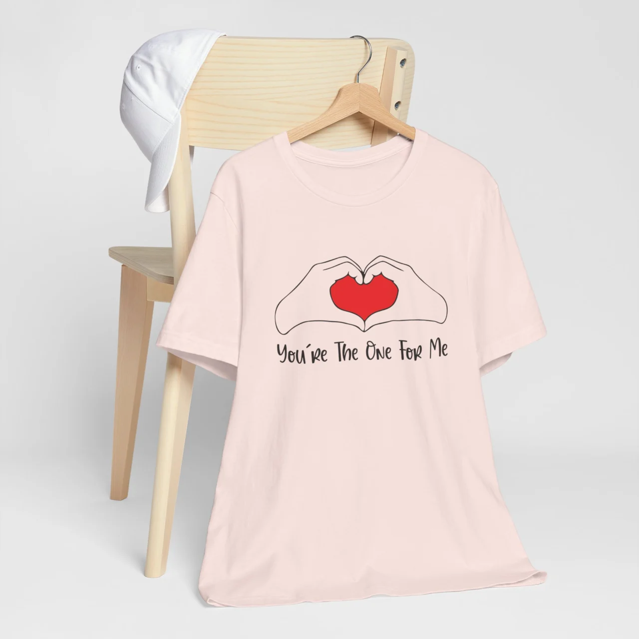 You're The One for Me T-Shirt - Romantic Unisex Valentine’s Day Shirt - Matching Couple Love Quote Tee - Perfect Anniversary Gift for Him or Her - Image 3