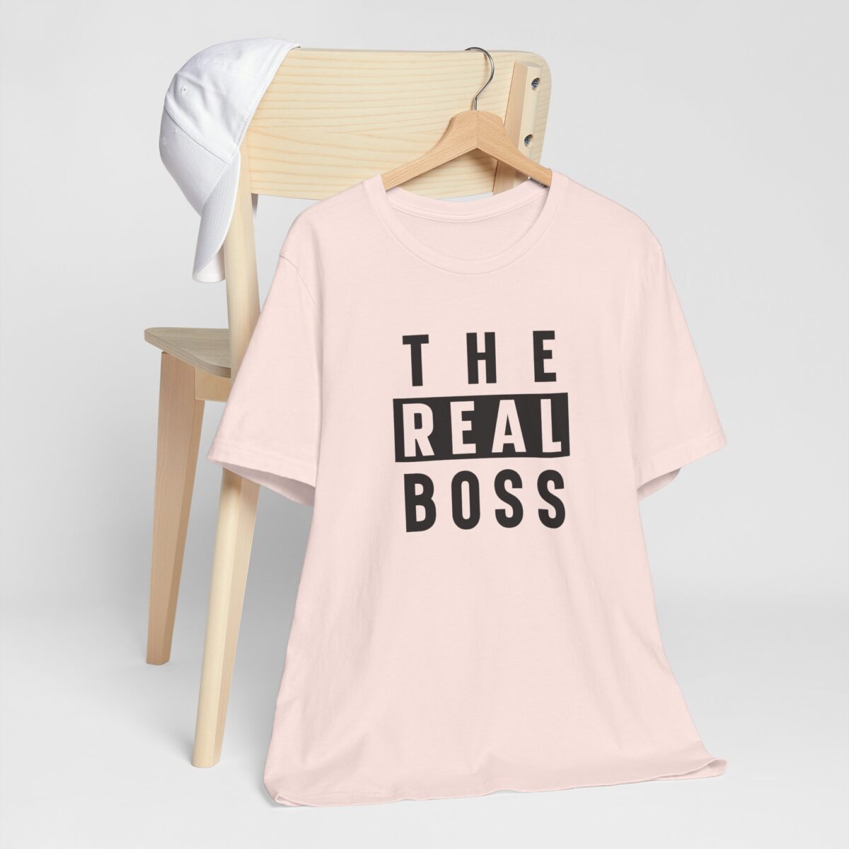 The Real Boss T-Shirt - Funny Matching Couple Tee - The Boss and The Real Boss Valentine’s Day Shirt - Cute His and Hers Romantic Gift - Image 2