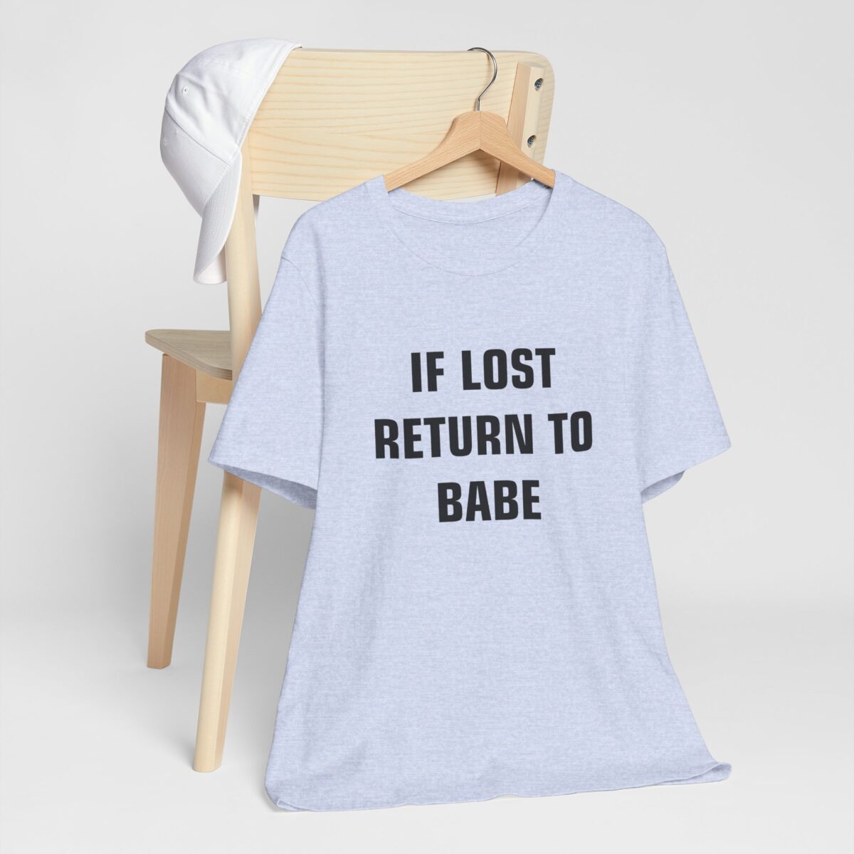 If Lost Return to Babe T-Shirt - Funny Couple Valentine’s Day Shirt - Unisex Romantic Love Quote Tee - Cute Matching Gift for Him or Her - Image 4