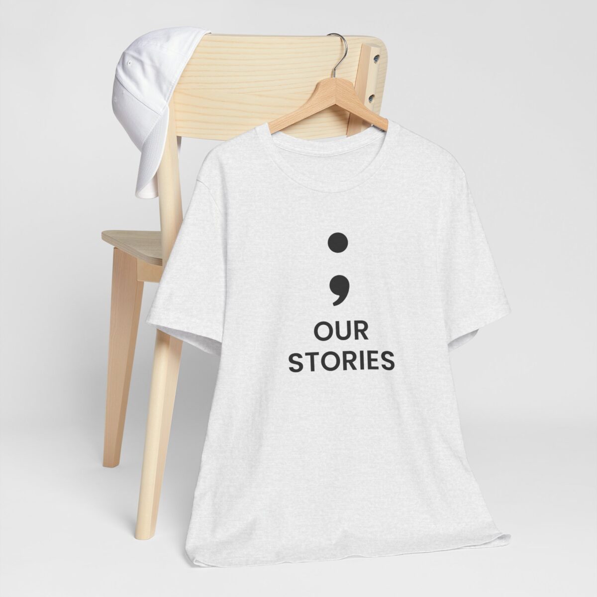 Our Stories Will Never End T-Shirt - Couples Matching Valentine’s Day Tee for Men - Unisex Valentine Quote Shirt - Romantic Anniversary Gift for Him - Image 3