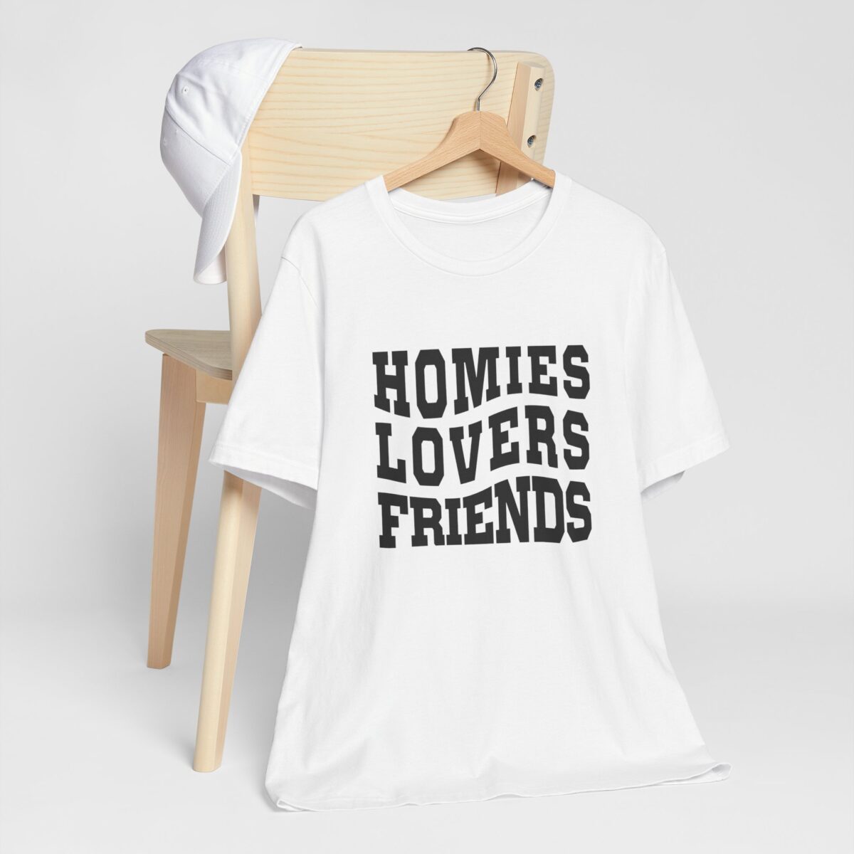 Homies Lovers Friends T-Shirt - Unisex Friendship Celebration Tee - Cute and Funny Valentine’s Day Shirt for Friends or Couples - Image 2