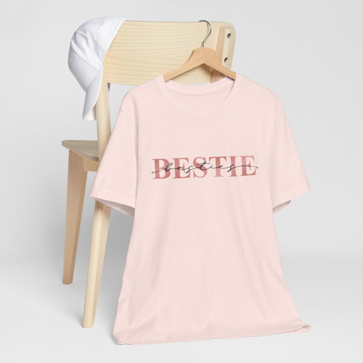 Bestie Unisex Short Sleeve T-Shirt - Cute Matching Friendship Shirt - Best Friend Gift Tee - Funny Friendship Valentine’s Day Tee - Perfect Gift for Best Friends - Image 2