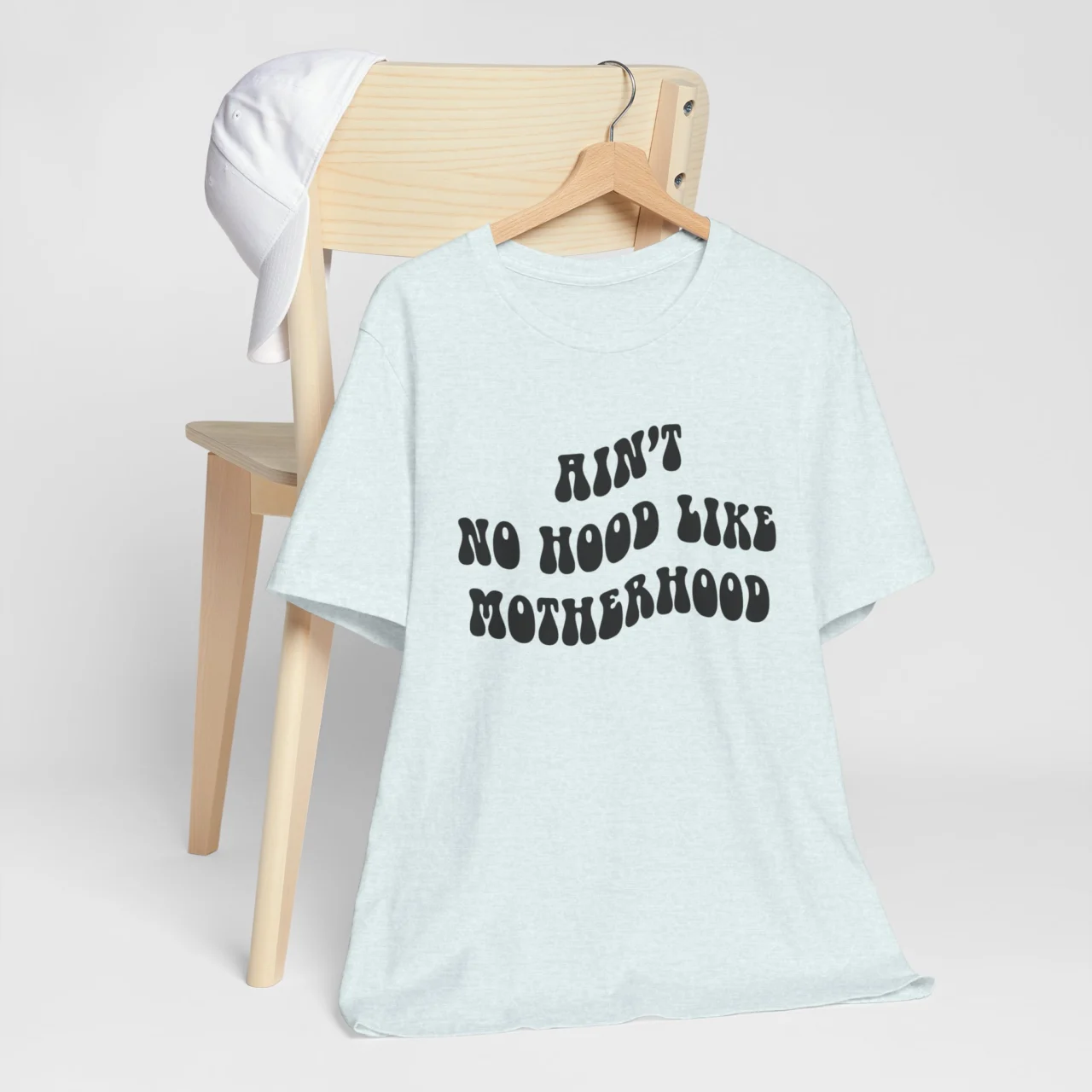 Funny Mom Life Tee - Ain’t No Hood Like Motherhood T-Shirt - Gift for New Moms - Motherhood Quote Shirt - Mother’s Day Gift T-Shirt - Cute Mom Shirt - Image 7