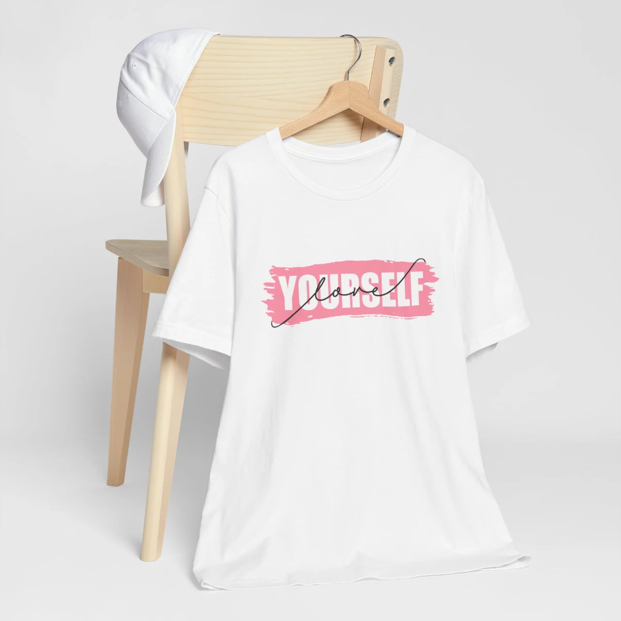 Love Yourself T-Shirt - Inspirational Valentines Day Shirt - Unisex Motivational Quote Tee - Self-Love Shirt for Him or Her - Image 2