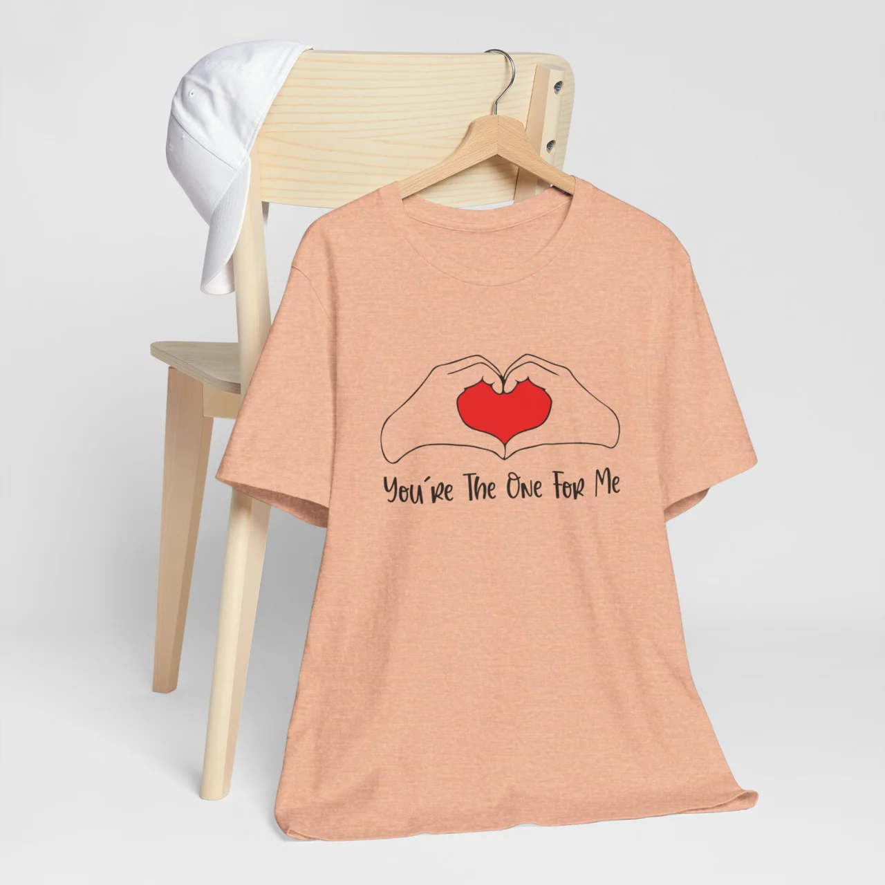 You're The One for Me T-Shirt - Romantic Unisex Valentine’s Day Shirt - Matching Couple Love Quote Tee - Perfect Anniversary Gift for Him or Her - Image 5