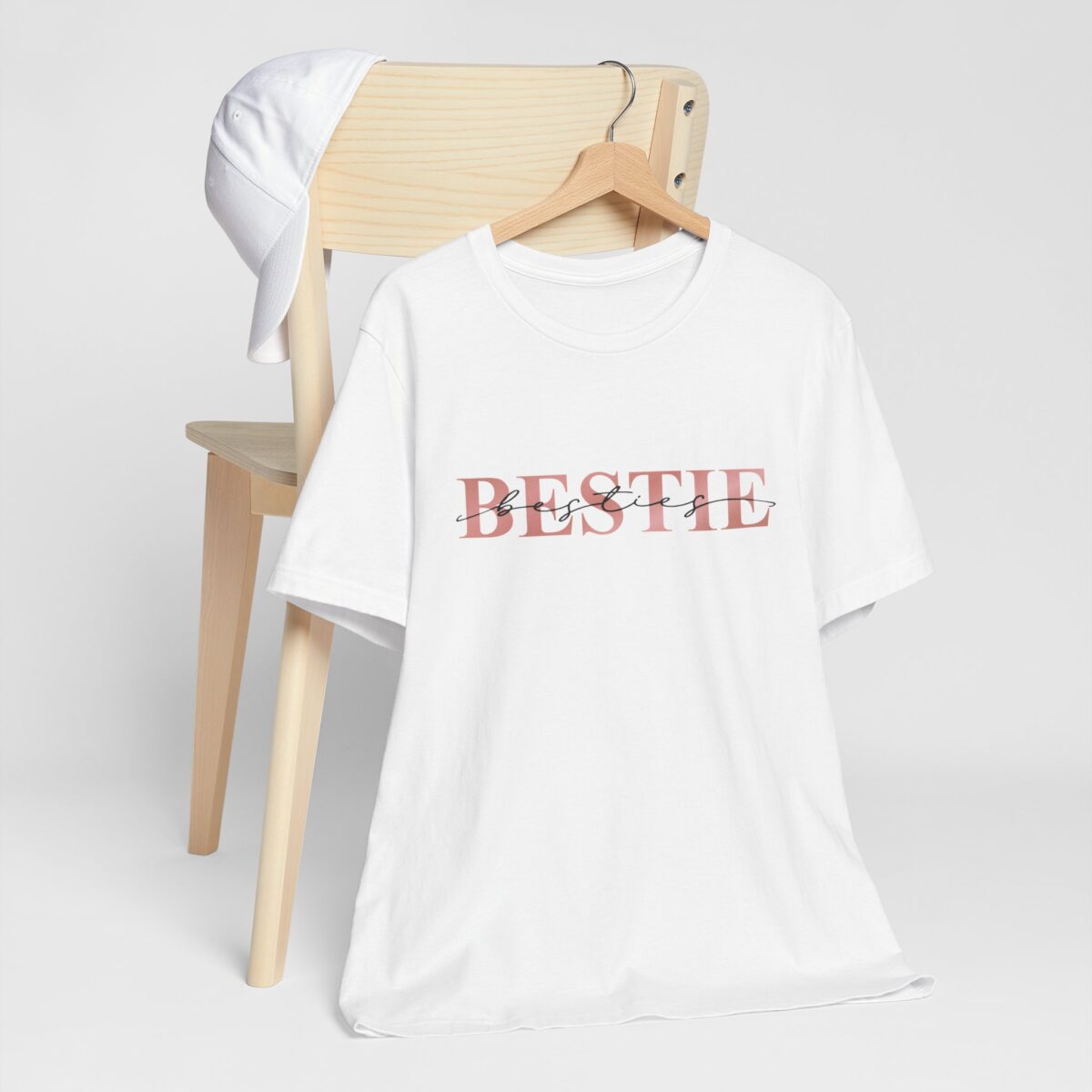 Bestie Unisex Short Sleeve T-Shirt - Cute Matching Friendship Shirt - Best Friend Gift Tee - Funny Friendship Valentine’s Day Tee - Perfect Gift for Best Friends