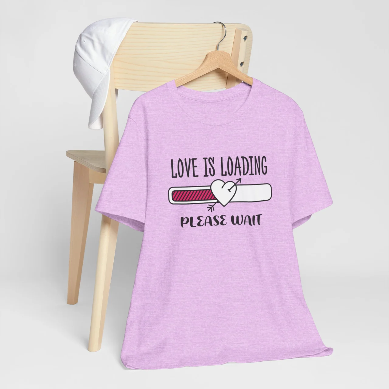Love Is Loading Please Wait T-Shirt - Funny Valentines Day Shirt - Unisex Romantic Tee - Cute Gift for Him or Her - Valentines Relationship Shirt - Image 7