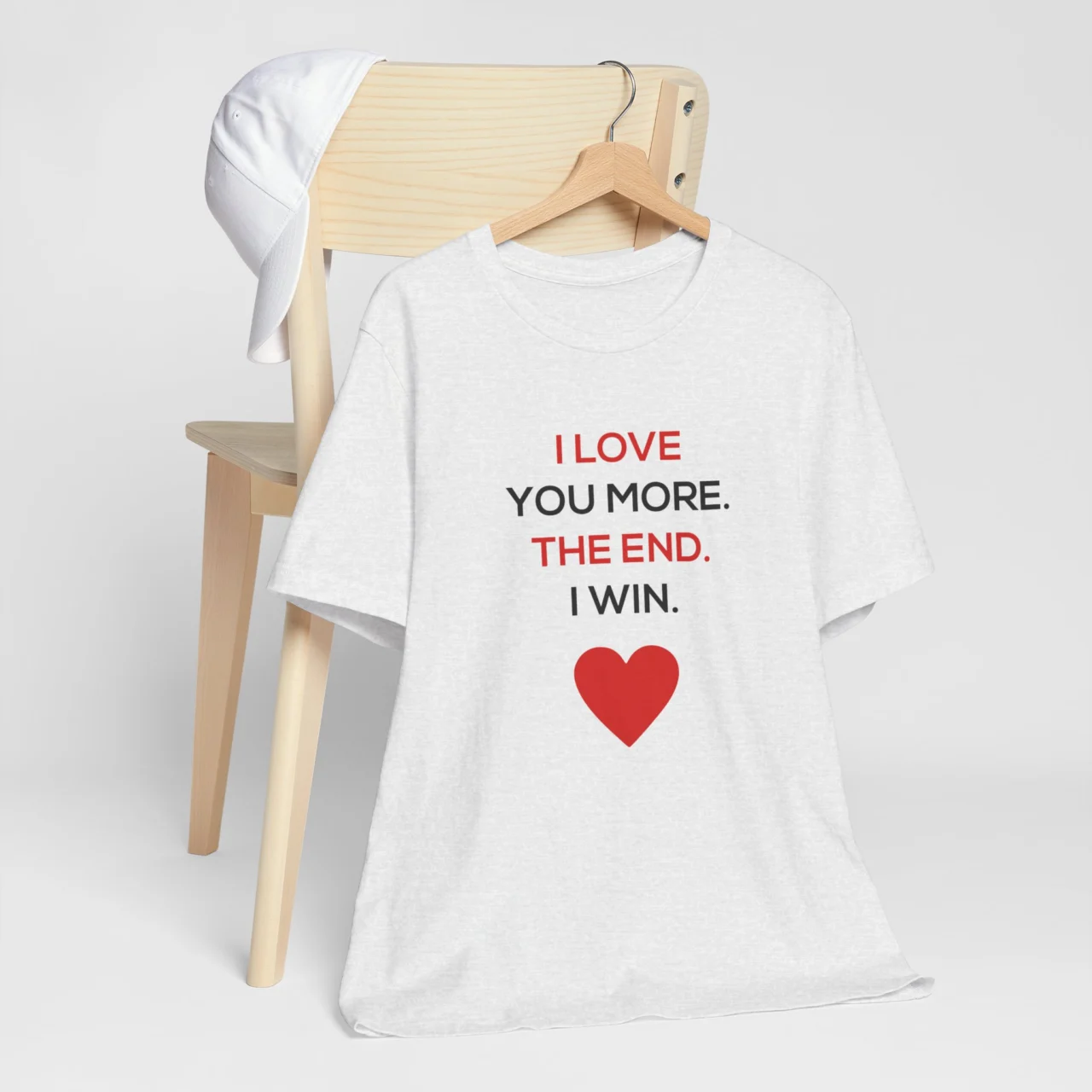 Funny Romantic Couple Shirt - I Love You More the End I Win T-Shirt - Cute Gift for Couples - Image 3