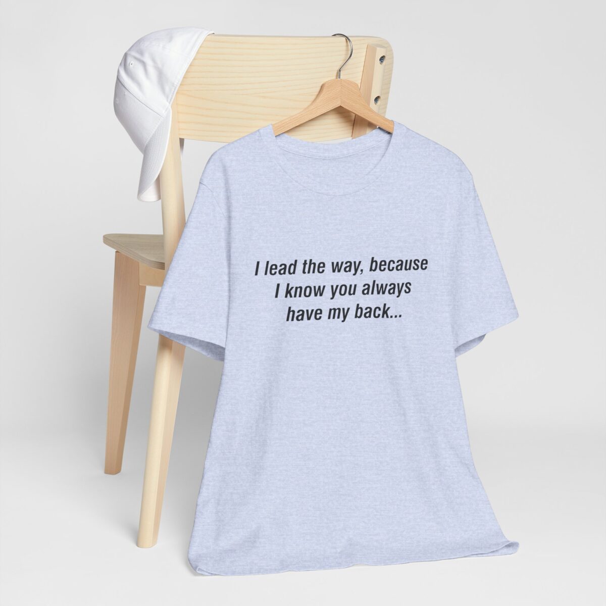 Married Couples Matching T-Shirt for Men - I Lead the Way Because I Know You Have My Back - Romantic Unisex Valentines Tee - Perfect Couple Gift for Him - Image 5