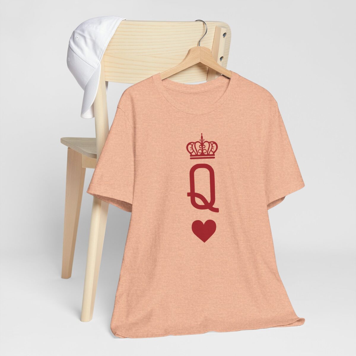 Queen of Hearts T-Shirt - Matching King and Queen Couple Shirts - Romantic Valentine’s Day Tee for Her - His and Hers Unisex Love Quote Gift - Image 5