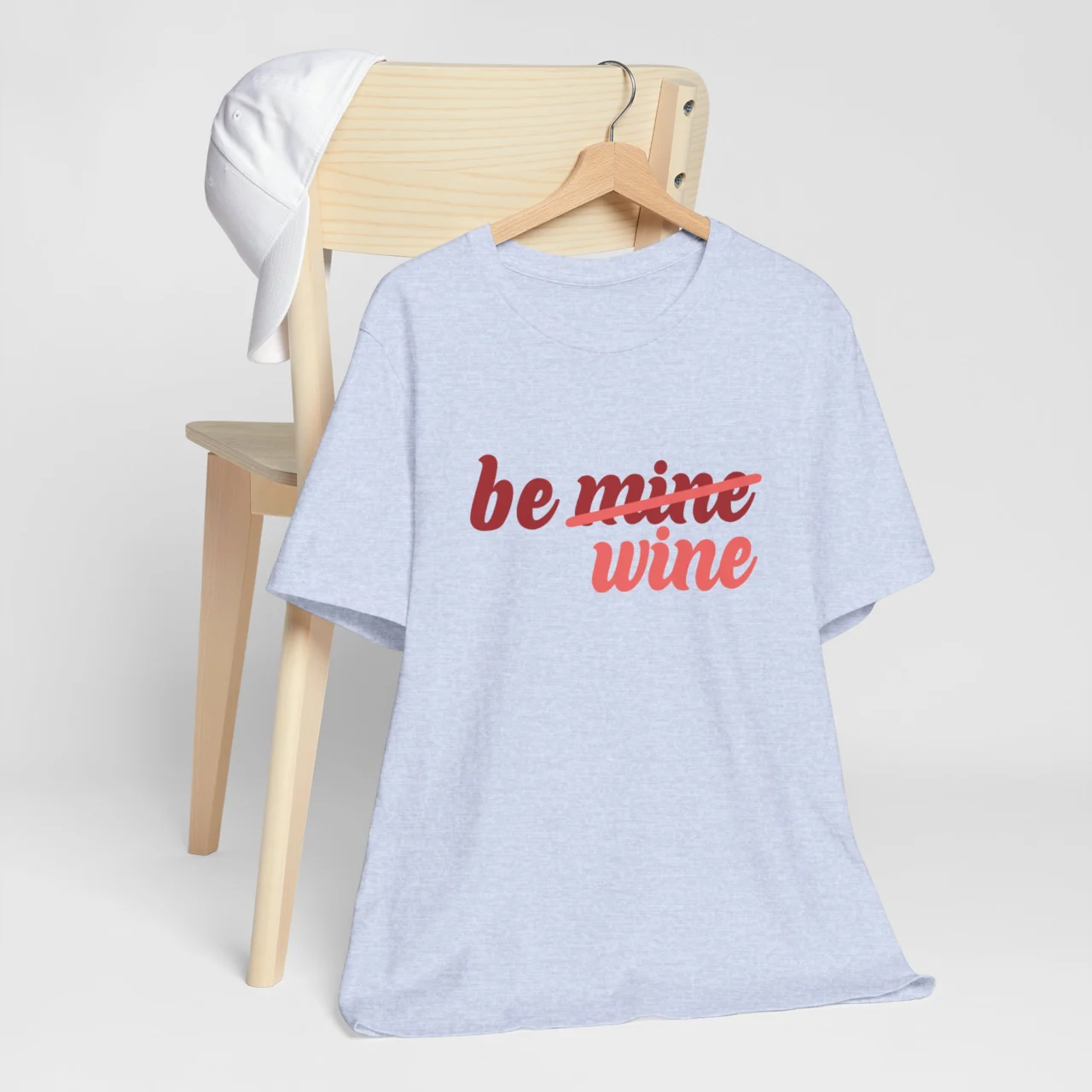 Be Wine Valentines Day T-Shirt - Funny Valentines Tee - Unisex Romantic Wine Lover Shirt - Perfect Gift for Him or Her - Cute Couple Shirt - Image 6