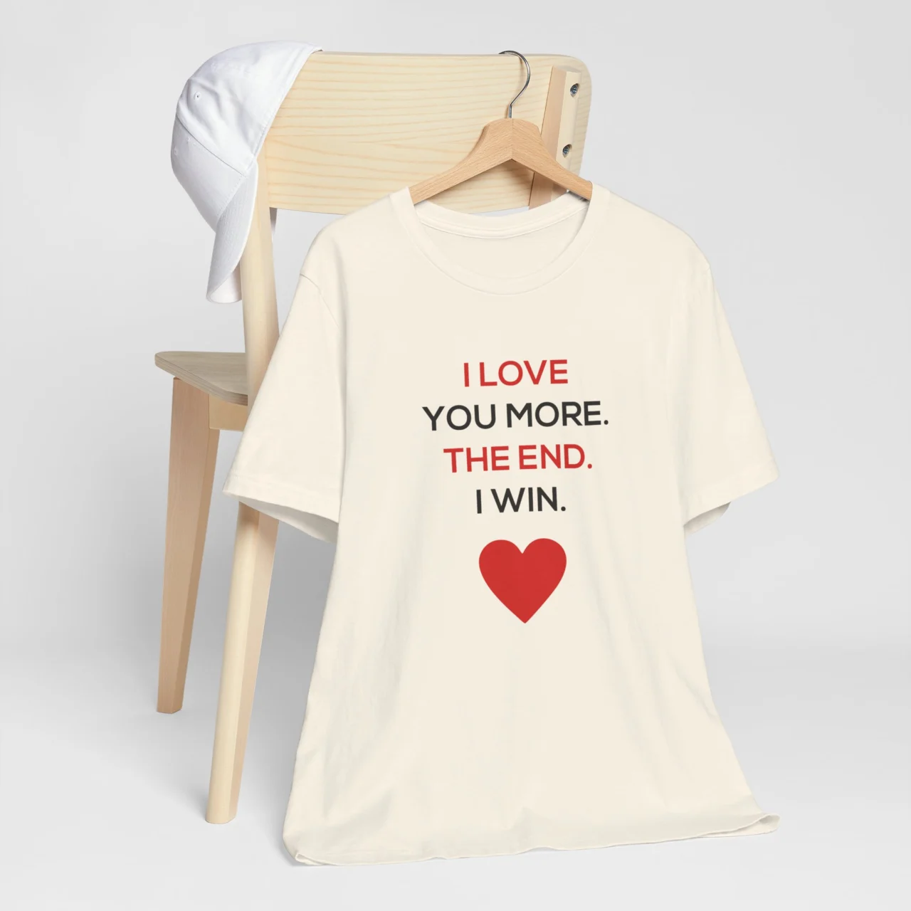 Funny Romantic Couple Shirt - I Love You More the End I Win T-Shirt - Cute Gift for Couples - Image 4