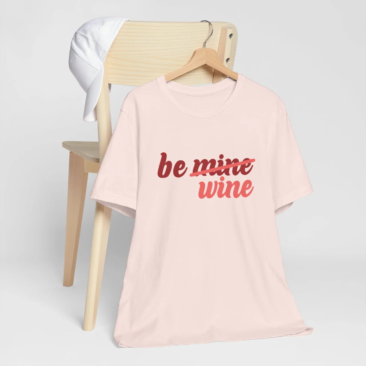 Be Wine Valentines Day T-Shirt - Funny Valentines Tee - Unisex Romantic Wine Lover Shirt - Perfect Gift for Him or Her - Cute Couple Shirt - Image 3
