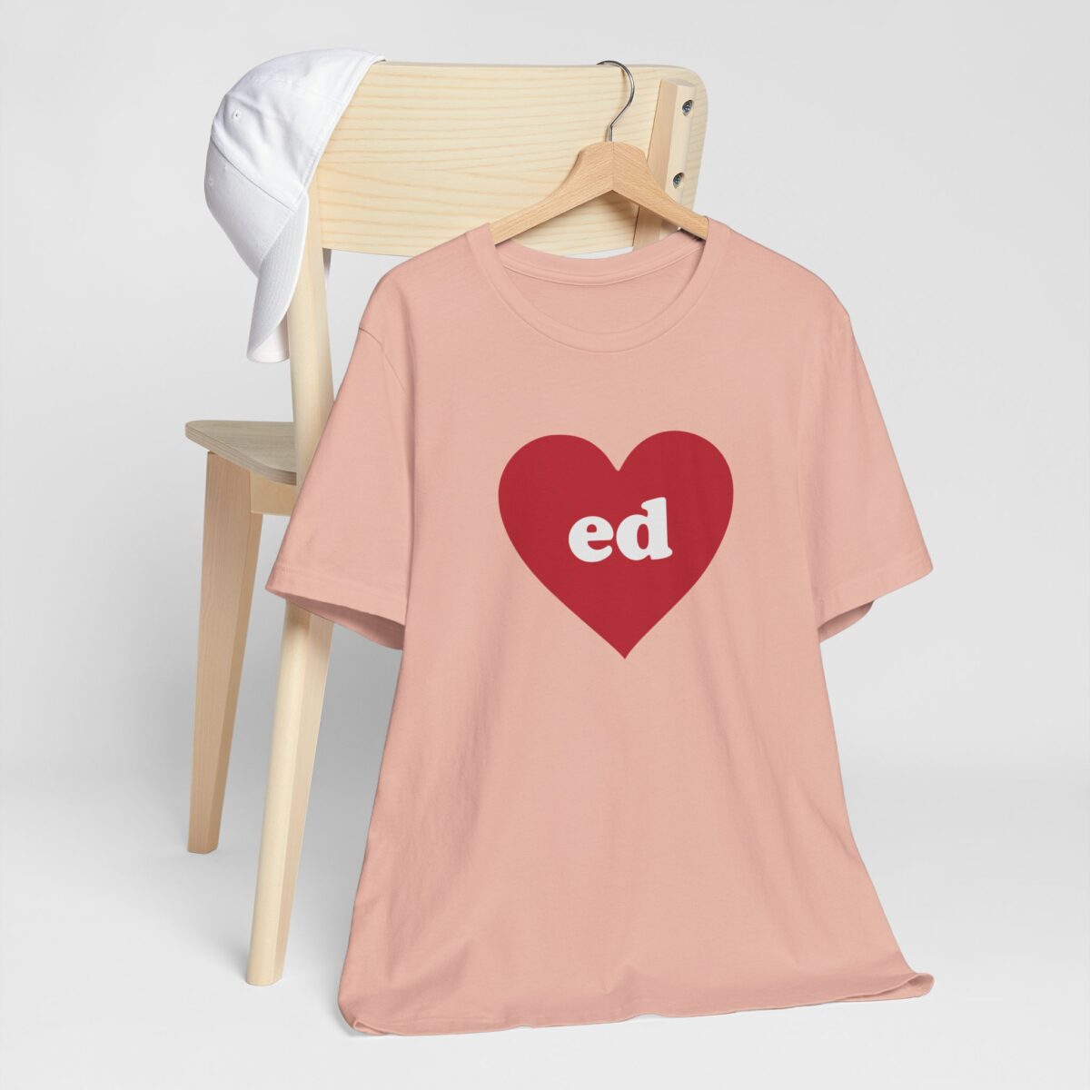 Loved T-Shirt - Love Heart Graphic Tee - Romantic Valentines Day Shirt - Unisex Couple Love Tee - Perfect Valentine’s Gift for Lovers - Image 3