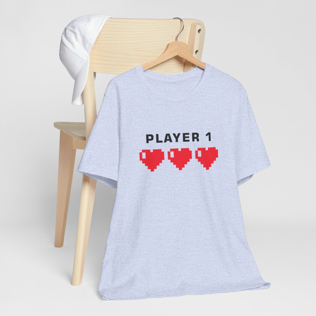 Gamer Player 1 Player 2 Matching Couple Shirt - Couples Matching Gaming Tee for Men - Unisex Retro Video Game Shirt - Perfect Valentine’s Gift for Him - Gaming Lovers Outfit - Image 4