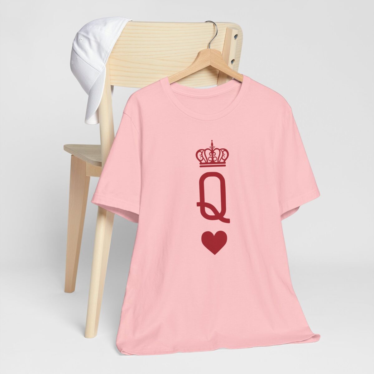 Queen of Hearts T-Shirt - Matching King and Queen Couple Shirts - Romantic Valentine’s Day Tee for Her - His and Hers Unisex Love Quote Gift - Image 7