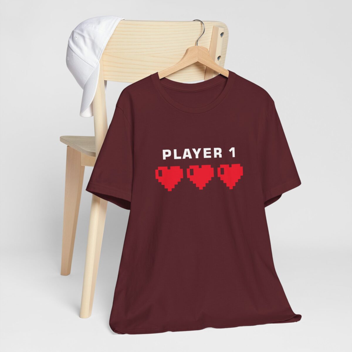 Gamer Player 1 Player 2 Matching Couple Shirt - Couples Matching Gaming Tee for Men - Unisex Retro Video Game Shirt - Perfect Valentine’s Gift for Him - Gaming Lovers Outfit - Image 8