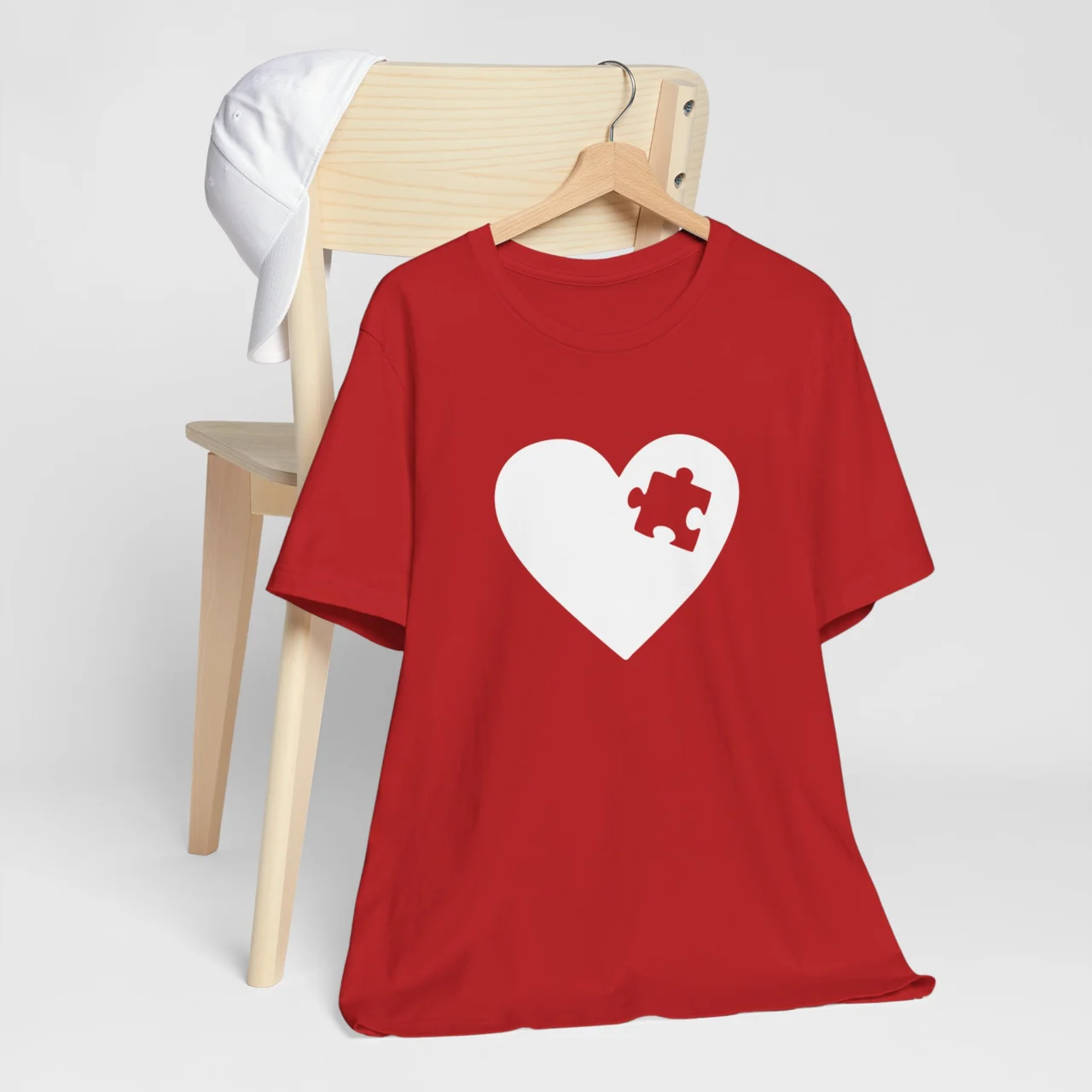 Missing Piece T-Shirt for Her - Heart Puzzle Matching Couple Shirt - Valentine’s Day Romantic Tee - Unisex Love Quote Gift for Couples - Image 9
