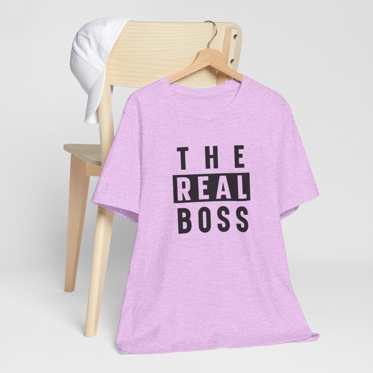 The Real Boss T-Shirt - Funny Matching Couple Tee - The Boss and The Real Boss Valentine’s Day Shirt - Cute His and Hers Romantic Gift - Image 7