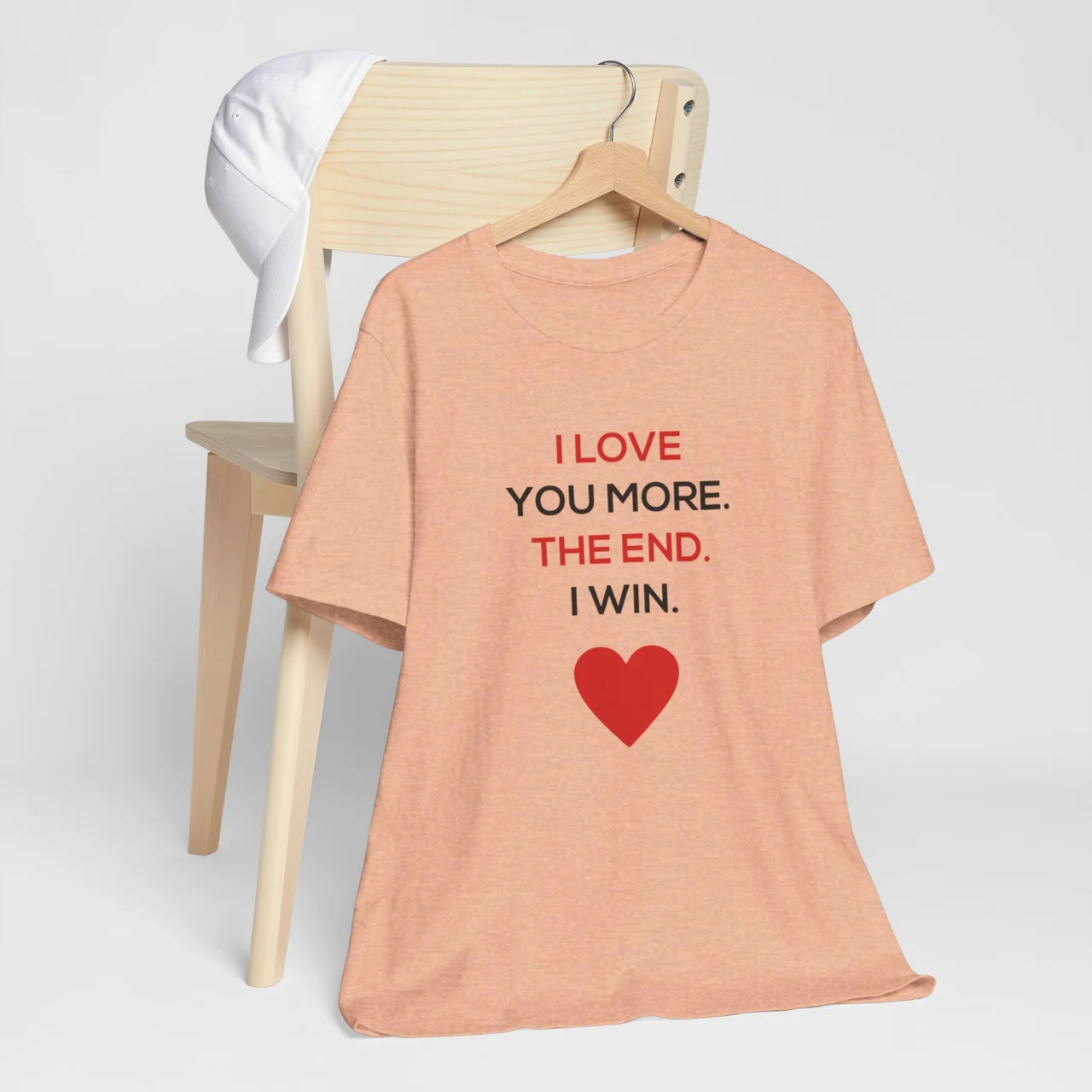 Funny Romantic Couple Shirt - I Love You More the End I Win T-Shirt - Cute Gift for Couples - Image 5