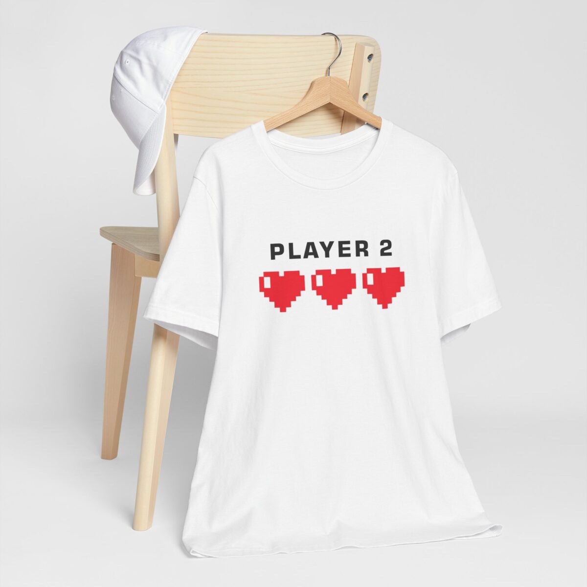 Player 1 Player 2 Matching Couple T-Shirt - Couples Matching Gaming Tee for Women - Unisex Valentine’s Day Gamer Shirt - Perfect Gift for Girlfriend or Wife - Image 2