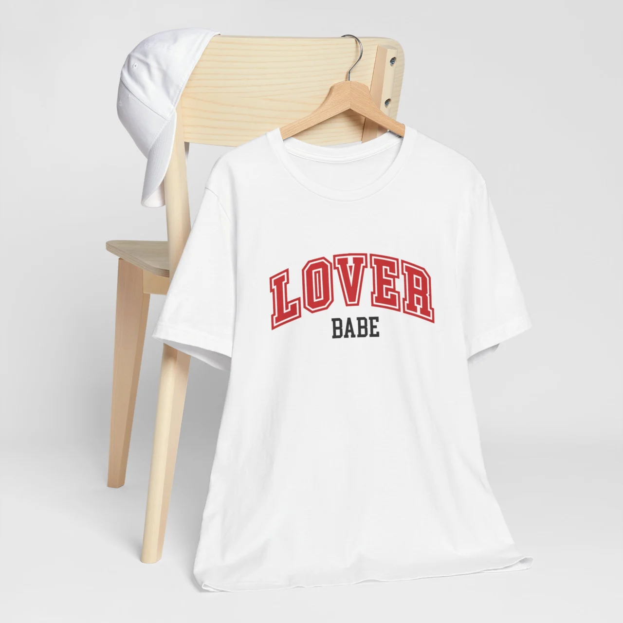 Lover Babe T-Shirt - Cute Valentines Day Shirt for Her - Romantic Gift for Girlfriend - Perfect Valentines Gift for Women - Image 2