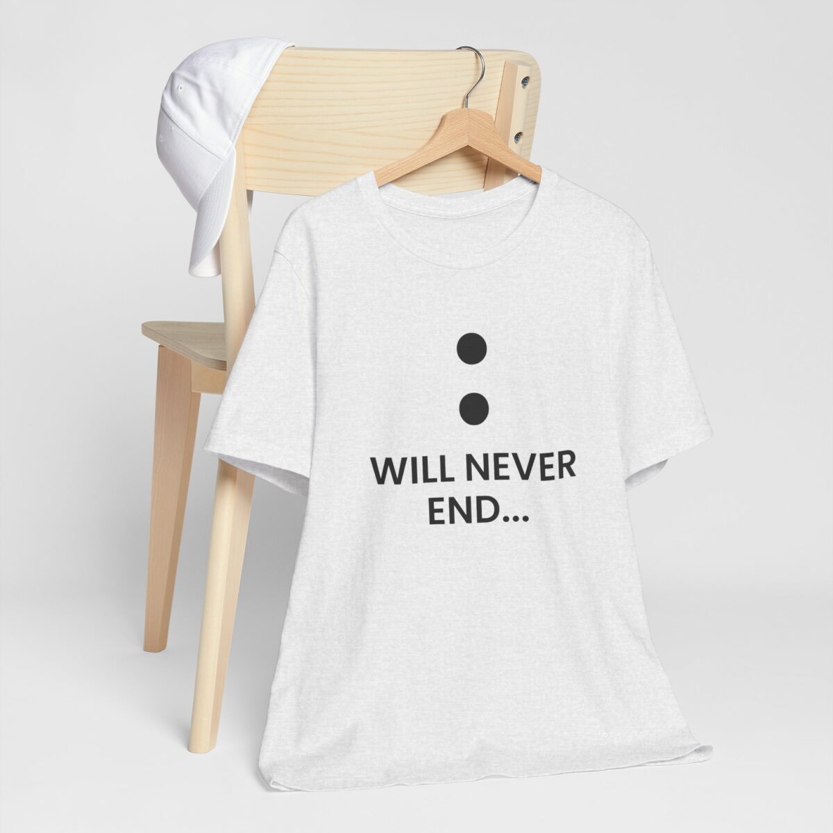 Our Stories Will Never End Couples Shirt - Matching Valentine’s Day Tee for Women - Unisex Valentine Quote Shirt - Romantic Gift for Girlfriend or Wife - Image 3
