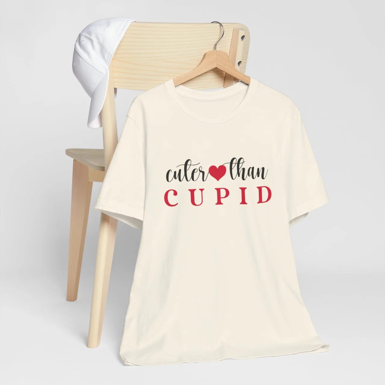 Funny Valentine Shirt for Her - Cuter Than Cupid T-Shirt - Unisex Romantic Gift Shirt - Cute Valentine’s Gift for Her - Image 4