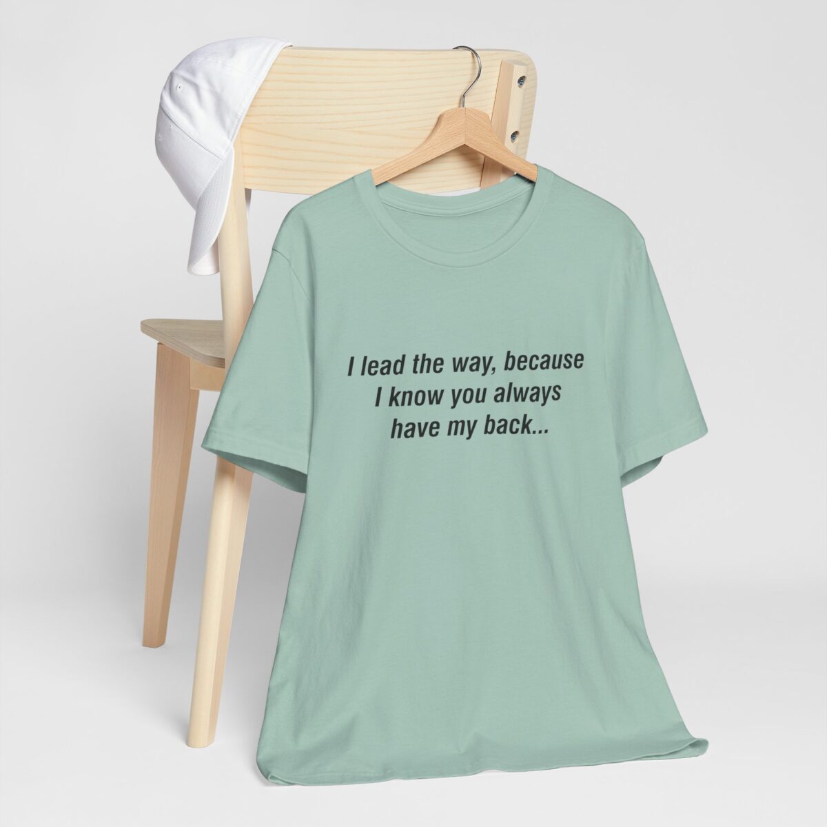 Married Couples Matching T-Shirt for Men - I Lead the Way Because I Know You Have My Back - Romantic Unisex Valentines Tee - Perfect Couple Gift for Him - Image 4