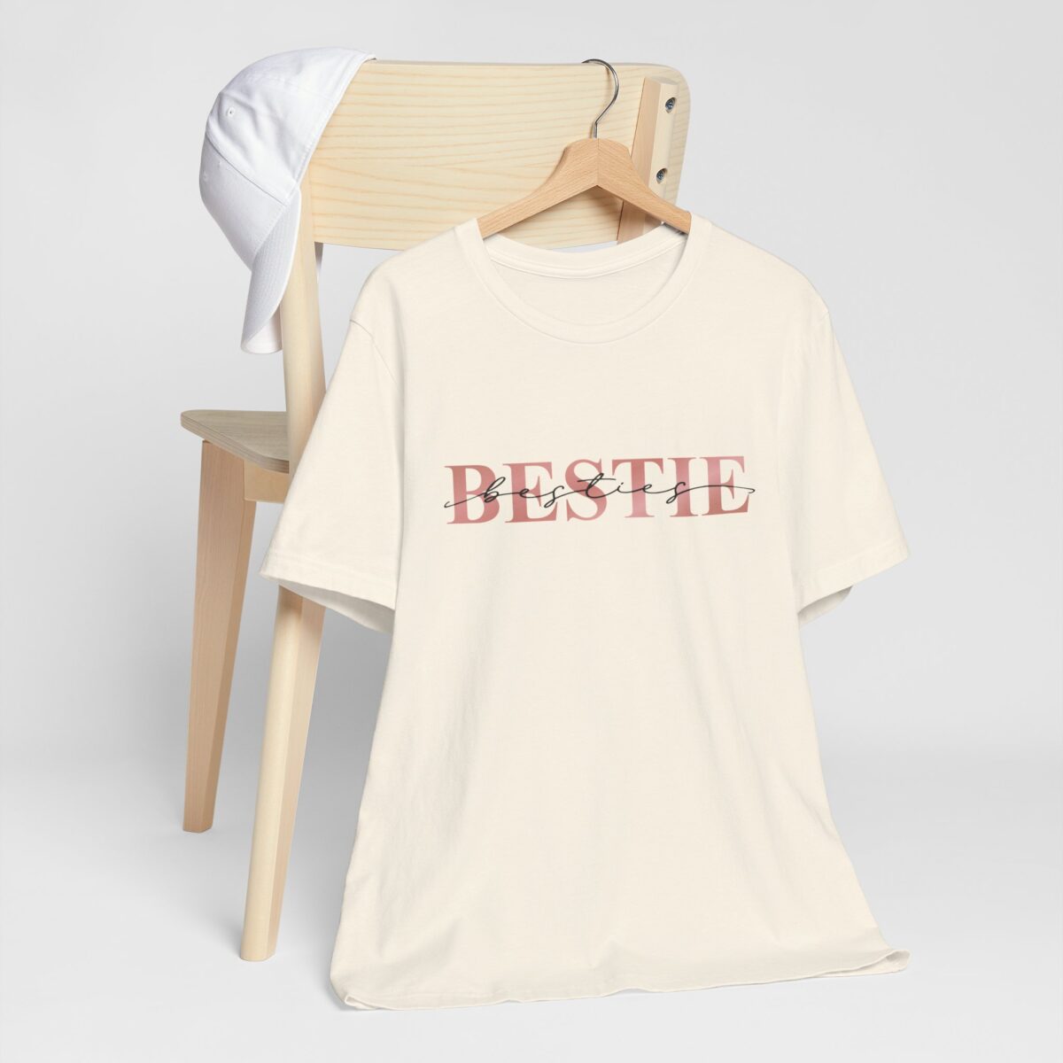 Bestie Unisex Short Sleeve T-Shirt - Cute Matching Friendship Shirt - Best Friend Gift Tee - Funny Friendship Valentine’s Day Tee - Perfect Gift for Best Friends - Image 4