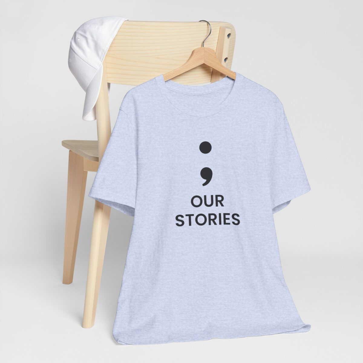 Our Stories Will Never End T-Shirt - Couples Matching Valentine’s Day Tee for Men - Unisex Valentine Quote Shirt - Romantic Anniversary Gift for Him - Image 6