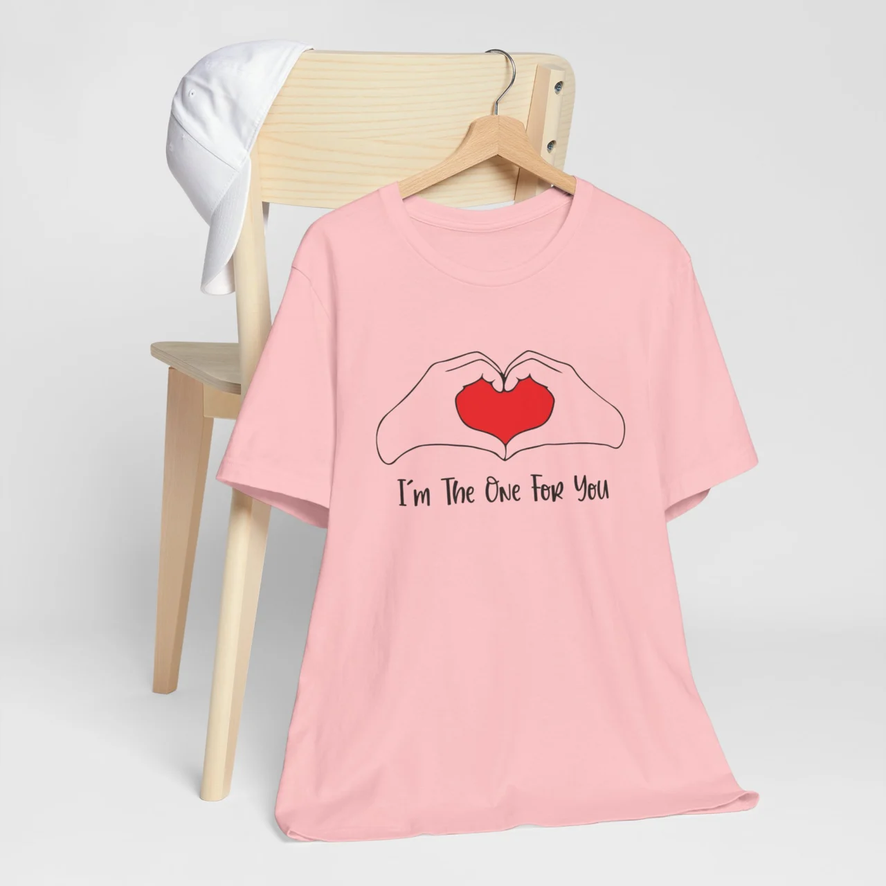 Im The One for You T-Shirt - Romantic Couples Matching Tee - Unisex Valentine’s Day Shirt - Love Heart Design Tee - Perfect Couple Gift for Him or Her - Image 8