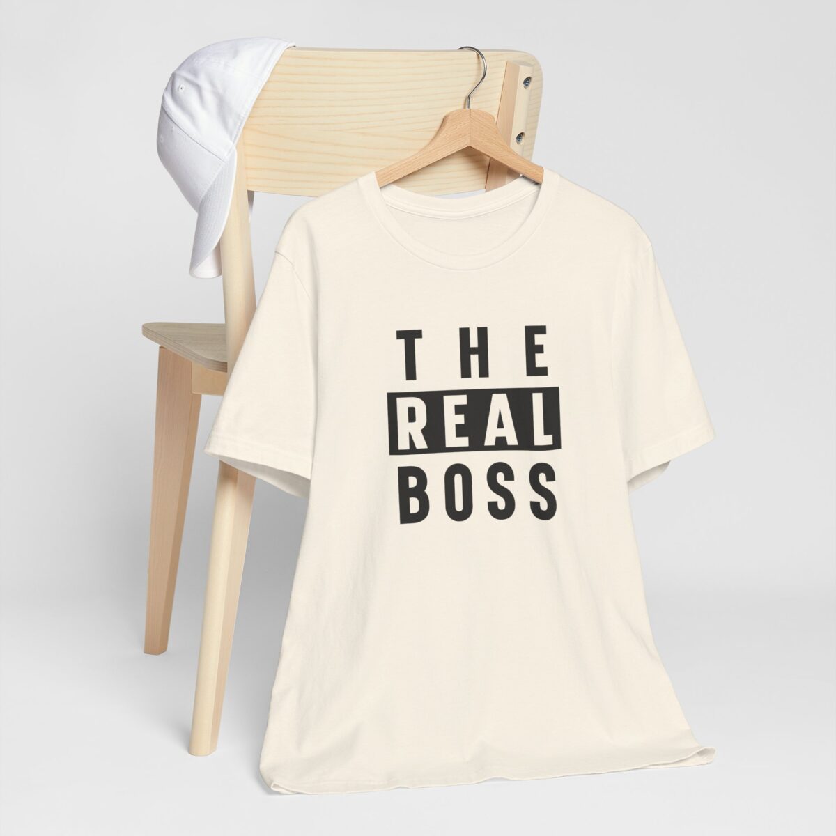 The Real Boss T-Shirt - Funny Matching Couple Tee - The Boss and The Real Boss Valentine’s Day Shirt - Cute His and Hers Romantic Gift - Image 4