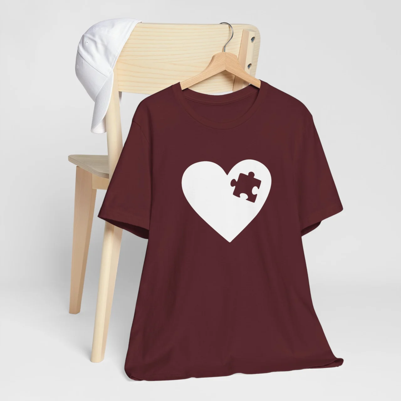 Missing Piece T-Shirt for Her - Heart Puzzle Matching Couple Shirt - Valentine’s Day Romantic Tee - Unisex Love Quote Gift for Couples - Image 7